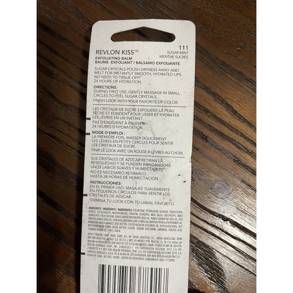 Revlon Kiss Exfoliating & Hydrating Sugar Scrub Lip Balm-111 Sugar Mint - Picture 2 of 2